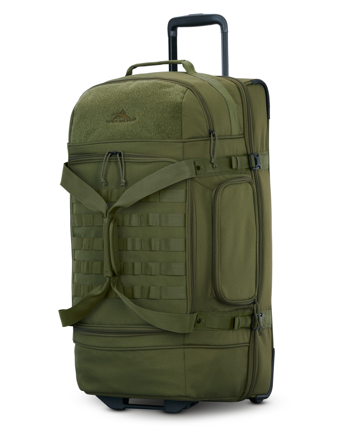 High Sierra Pathsetter 32" Large Wheeled Duffel In Green
