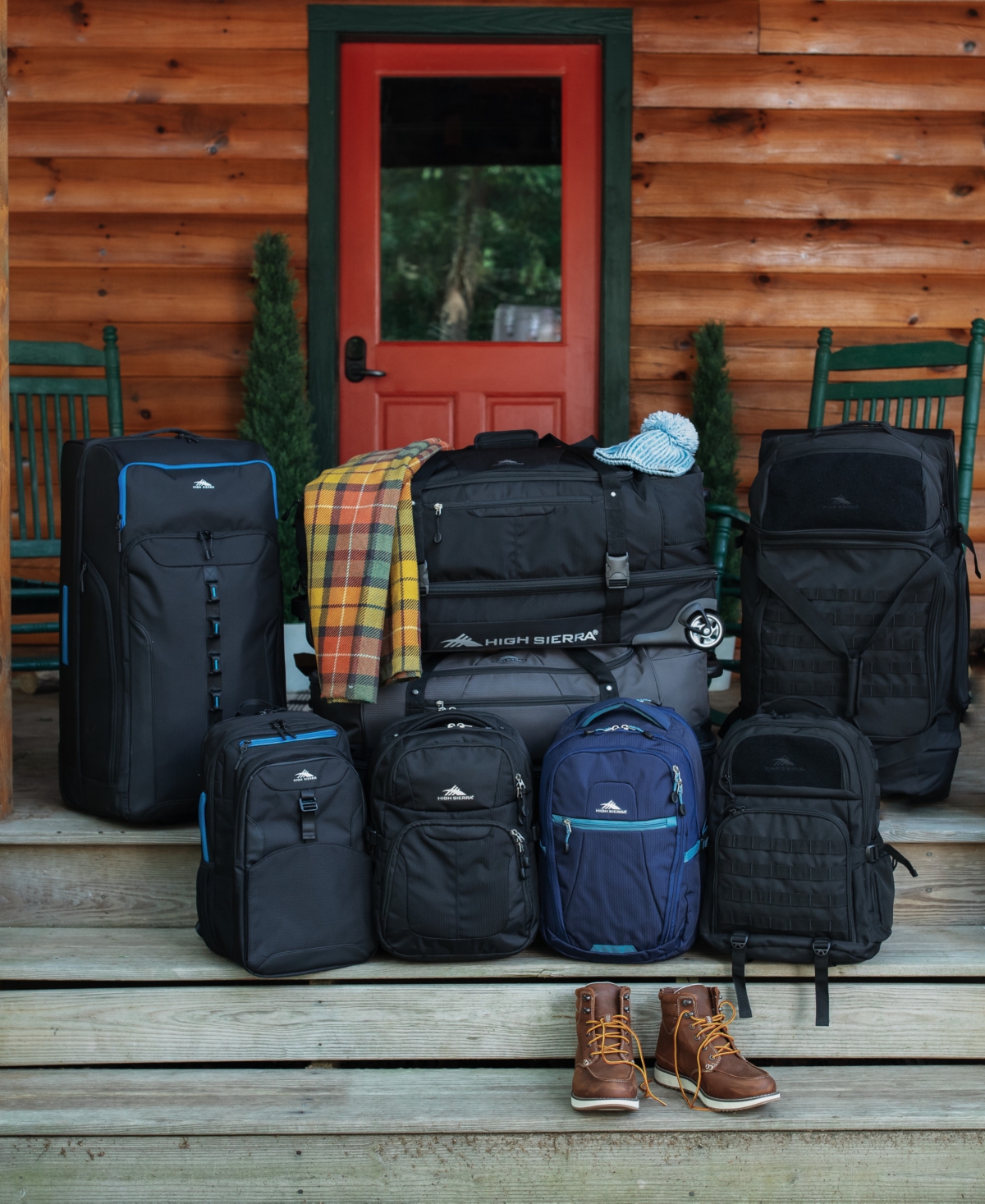 High Sierra Pathsetter 19" Backpack In Black