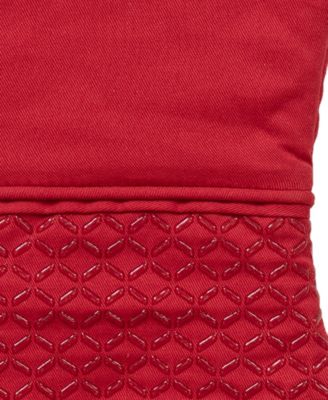 Ogee Silicone Printed Cotton Oven Mitt Gloves, Set of 2