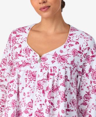 Women's Long Sleeve Quilt Hexagon Duster Robe