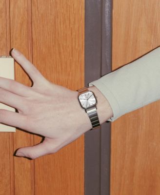 Women's 'Esther' 1735c Silver Stainless Steel Bracelet Watch, 26mm