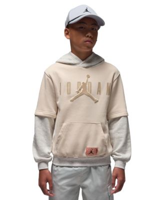 Boys' 8-20 MJ Future Flight Drop Shoulder Long-Sleeve Hoodie