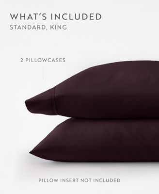 Style Simplified Set of 2 Pillowcase Pair, King