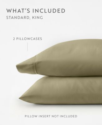 Style Simplified Set of 2 Pillowcase Pair, King