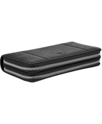 Fifth Avenue RFID Secure Double Zipper Wallet