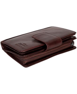 Pelle D'oro RFID Secure Snap Trifold Wallet