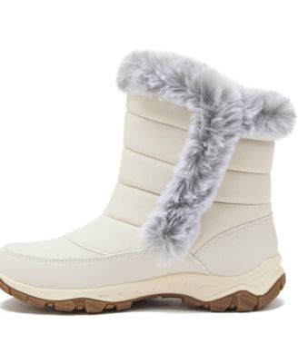 Women's Expedition Faux Fur Waterproof Puffer Snow Boots