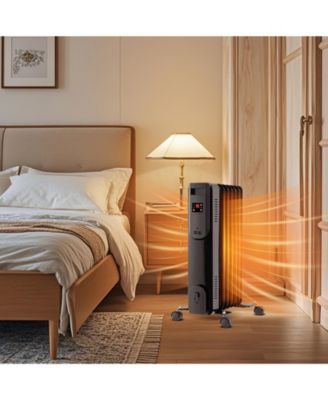 Oil Filled Radiator Heater with Adjustable Thermostat