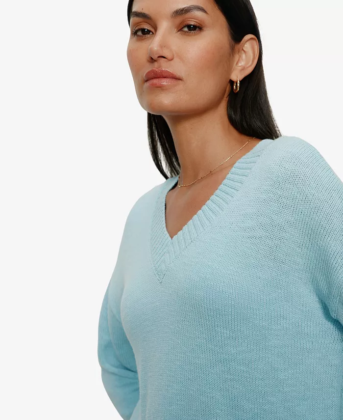 Women's Classic V-Neck Sweater - thumbnail 6