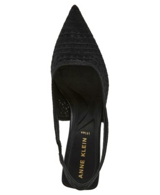 Women's Ismeralda Crochet Slingback Pumps