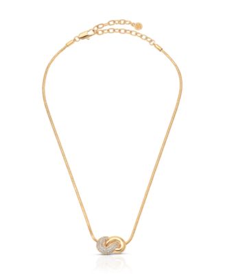 Gold Plated Love Me Knot Necklace