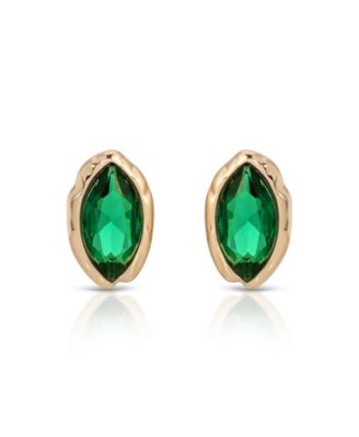 Gold Plated Crystal Luxe Mini Stud Earrings