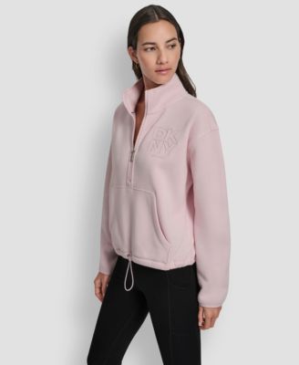DKNY Women's Half-Zip Long-Sleeve Sweater