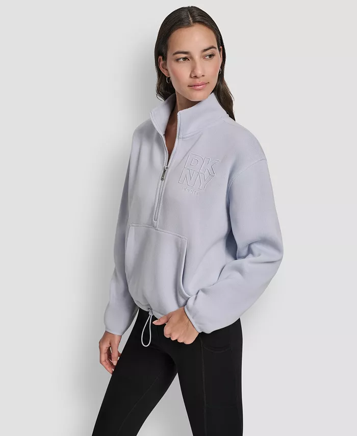 DKNY Women's Half-Zip Long-Sleeve Sweater - thumbnail 8