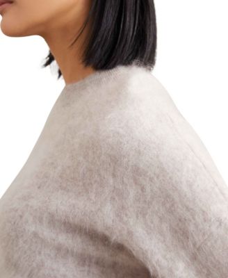 Women's Brushed Cashmere Crew Neck Sweater