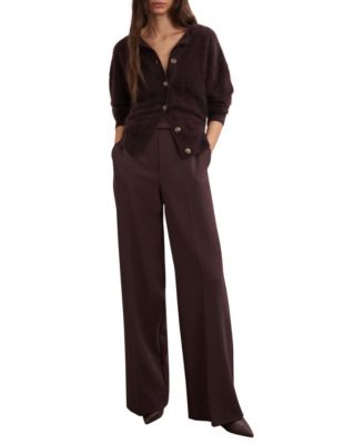 Women's Brushed Cashmere Cardigan Sweater