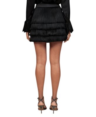 Women's Fringe Mini Skirt