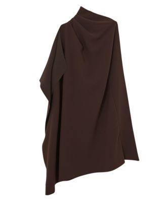 Women's One-Shoulder Draped Mini Dress