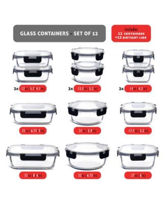 Airtight 24-Pc. Food Storage Containers Set