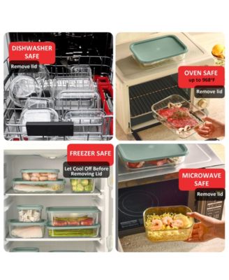 Borosilicate 14-Pc. Food Storage Container Set