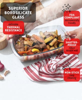 Airtight 6-Pc. Rectangular Bread Loaf Containers Set