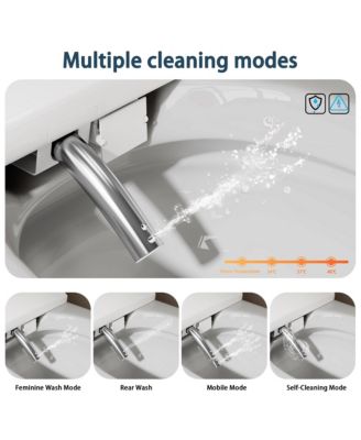 Fully automatic smart toilet - thermostatic seat, instant cleaning, foot feel flushing, US standard 110V