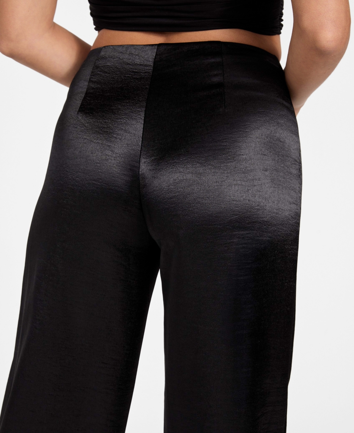 Guess Women's Julie Satin High Rise Pants