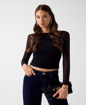 Women's Long-Sleeve Boat Neck Kadelyn Top