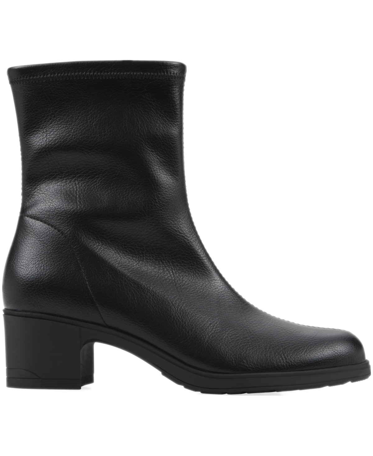 Cliffs By White Mountain Women's Huda Block Heel Bootie In Black