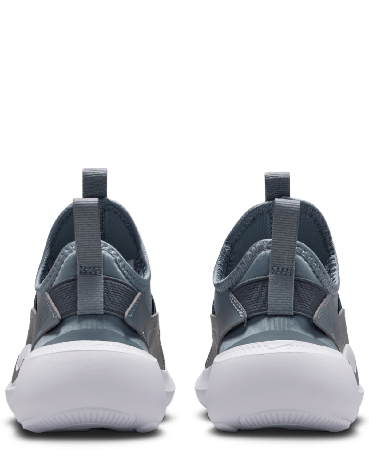 Nike Little Kids Flex Runner 4 Slip-on Running Sneakers From Finish Line In Gray