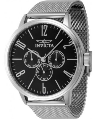 Men's 47119 Specialty Quartz VH63 Black Dial Watch