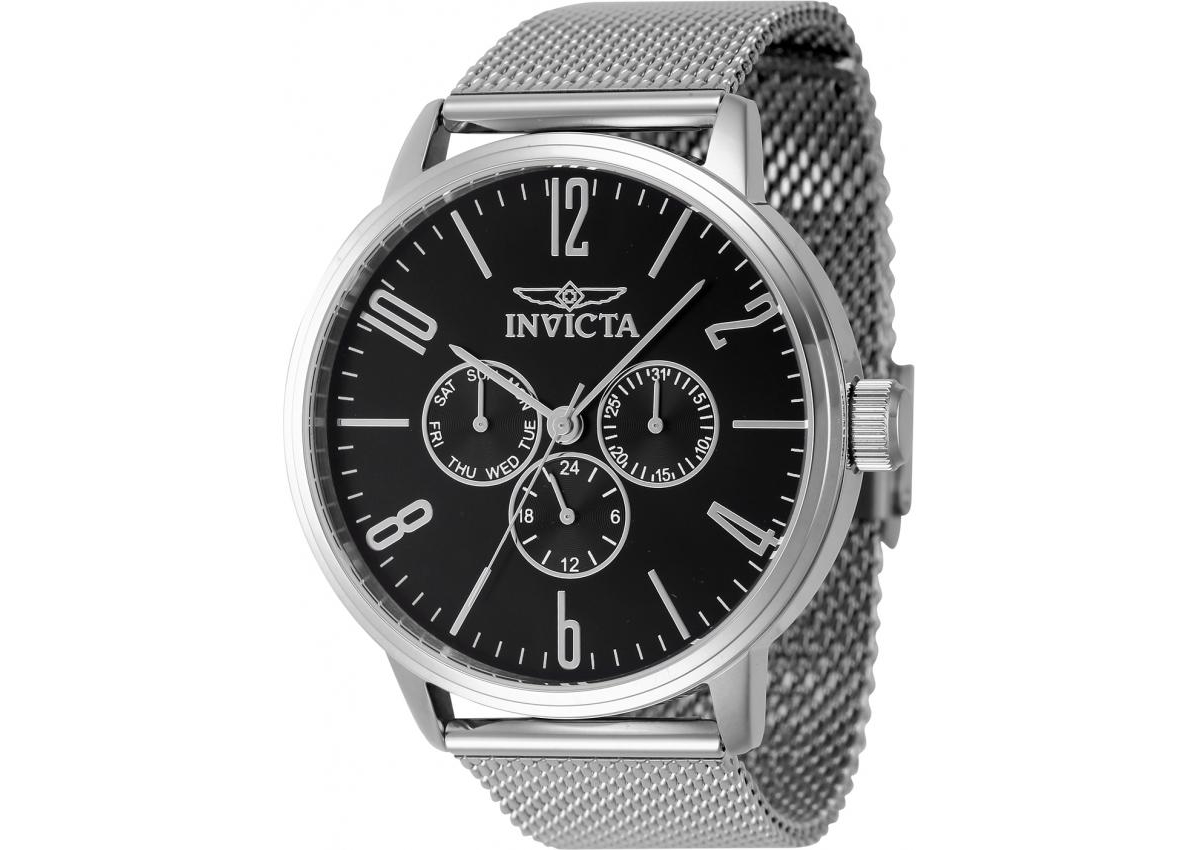 Invicta Men's 47119 Specialty Quartz VH63 Black Dial Watch