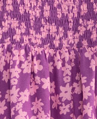 Girls' 5-20 Long-Sleeve Smocked Dress