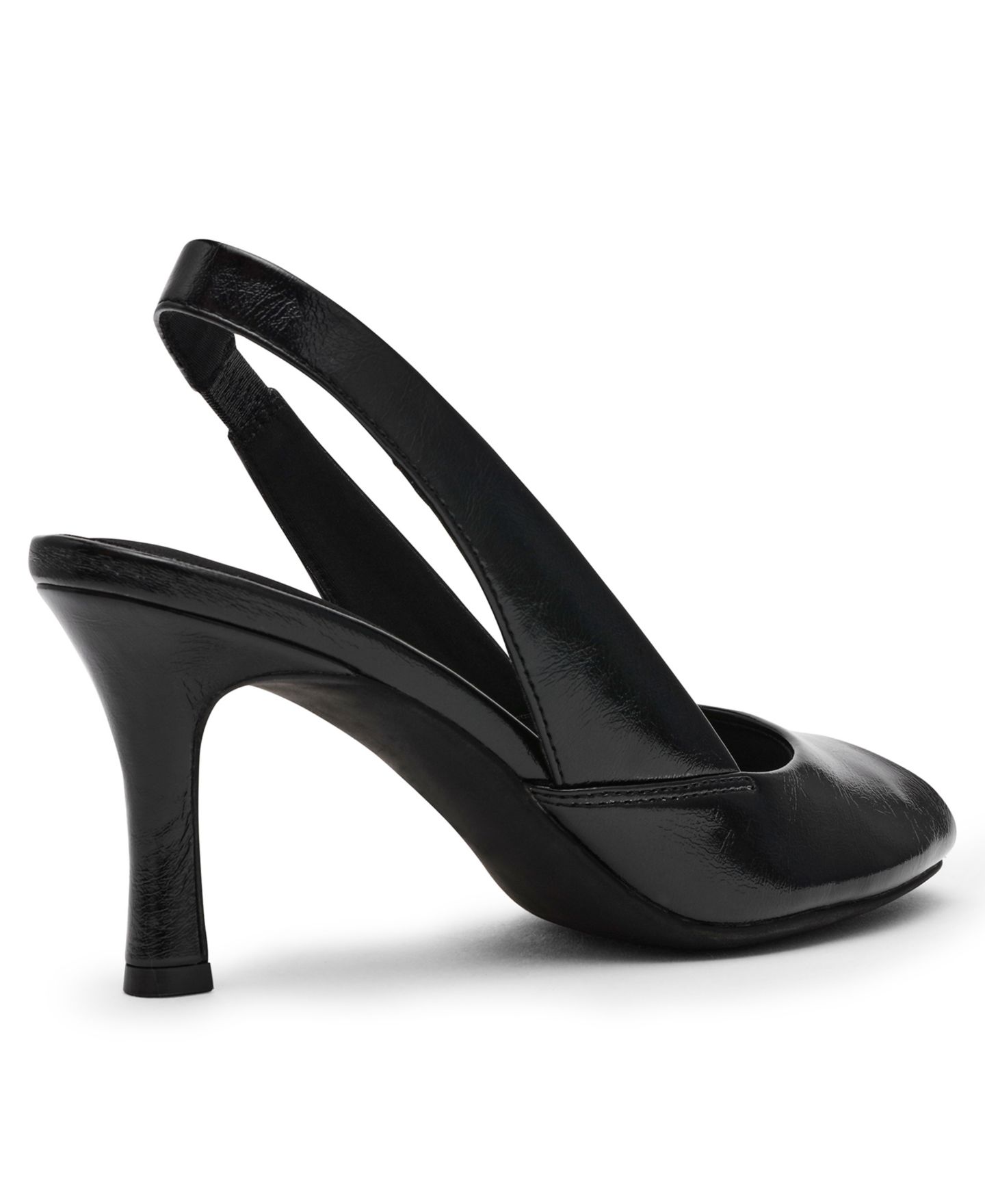 Женские туфли Anne Klein Jovi Peep Toe Slingback Pumps, цвет: Чёрный — фото 6