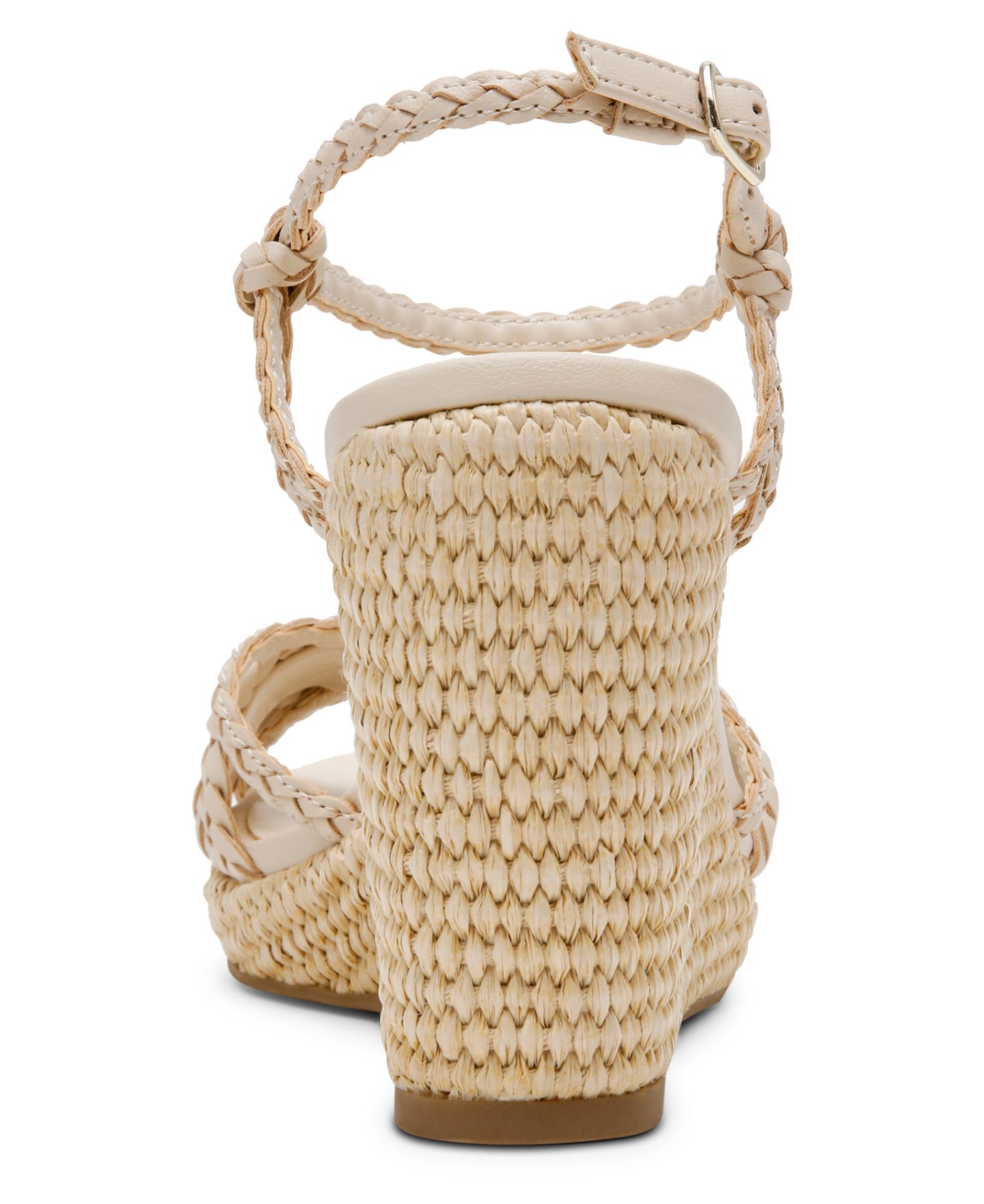 Женские сандалии Anne Klein Vow Braided Wedge, цвет: Костяной — фото 3