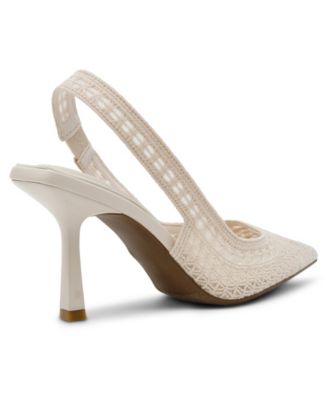 Women's Ismeralda Crochet Slingback Pumps