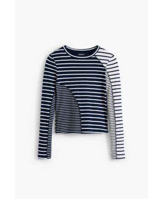 Women's Combined striped T-shirt