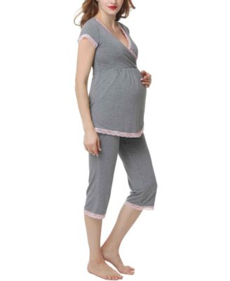 Maternity kimi + kai Nursing 2-Piece Pajama Set
