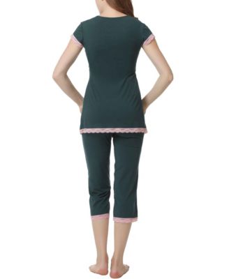 Maternity kimi + kai Nursing 2-Piece Pajama Set