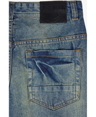 Big Boy's Heavy Rips Repaired Jeans - Child