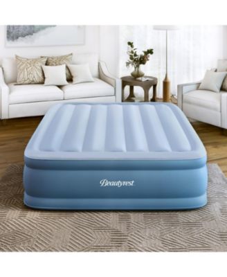 Sensarest 18" Raised Inflatable Air Mattress with Built-In Pump, Queen