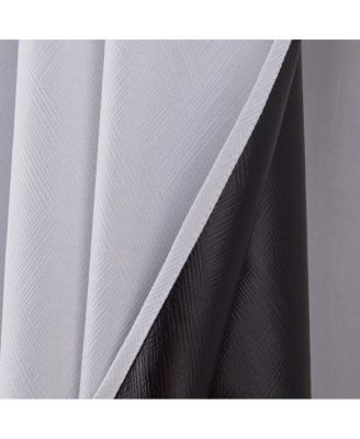 Barron 100% Blackout Grommet Curtain Panel 54" x 90" White