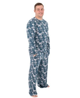 Men’s Two Piece Viscose from Bamboo Holiday Pajamas