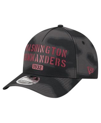 New Era - Men's Gray Washington Commanders Halftone Camo 9FORTY Hat