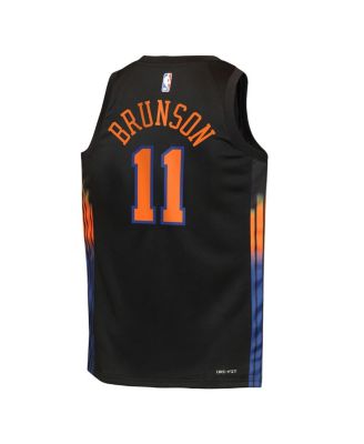 Big Boys and Girls Jalen Brunson Black New York Knicks Swingman Jersey