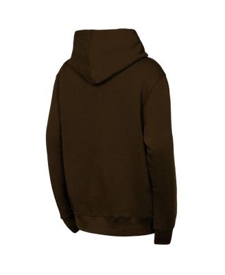 Big Boys and Girls Brown Cleveland Browns Back to Basics Hoodie