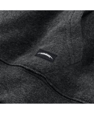 Men's Dark Heather Gray Cincinnati Bengals Players Lounge Tri-Blend Full-Zip Hoodie