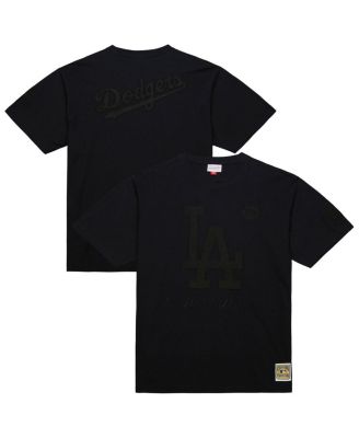 Mitchell & Ness - Men's Black Los Angeles Dodgers Cooperstown Collection Phantom T-Shirt