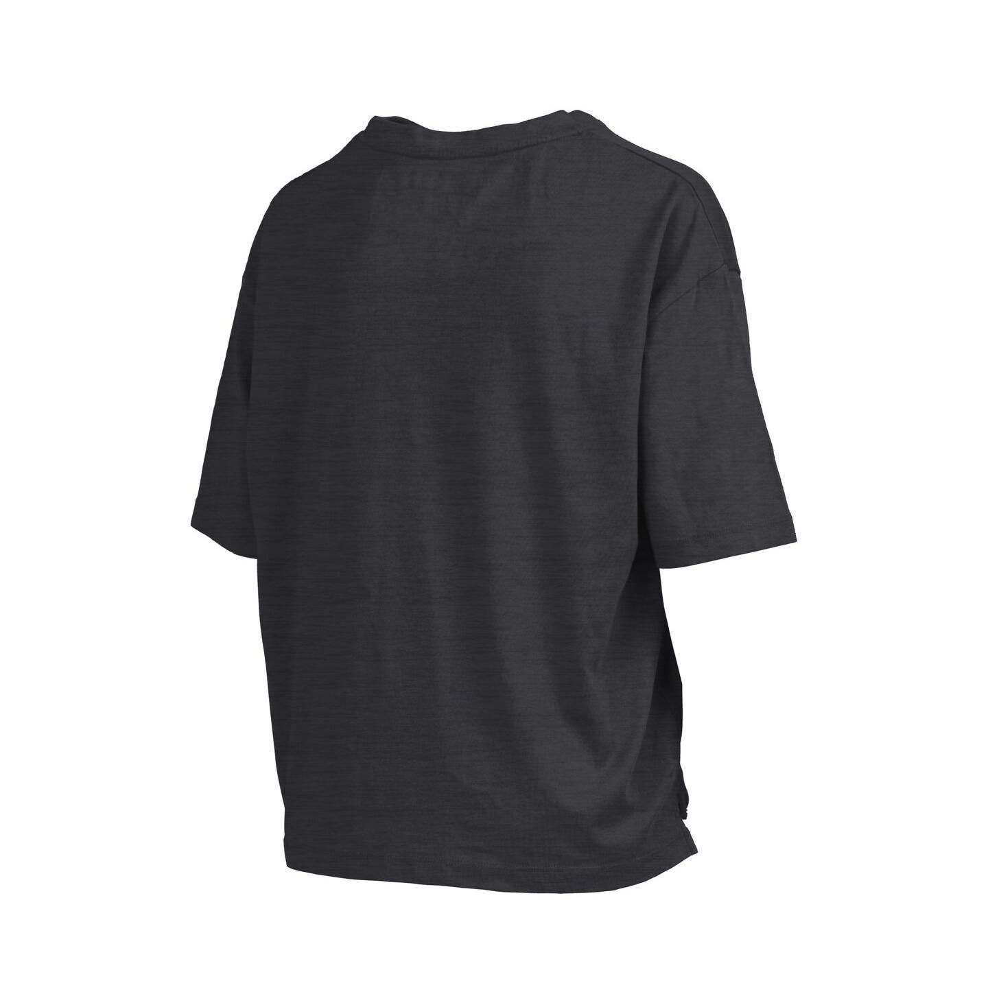 Женская футболка Pressbox Black Alabama Crimson Tide Motley Crew Bishop Waist Length Oversized — фото 2