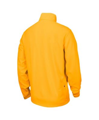 Men's Gold Missouri Tigers Gold Rush Dri-FIT Quarter-Zip Long Sleeve Sweatshirt